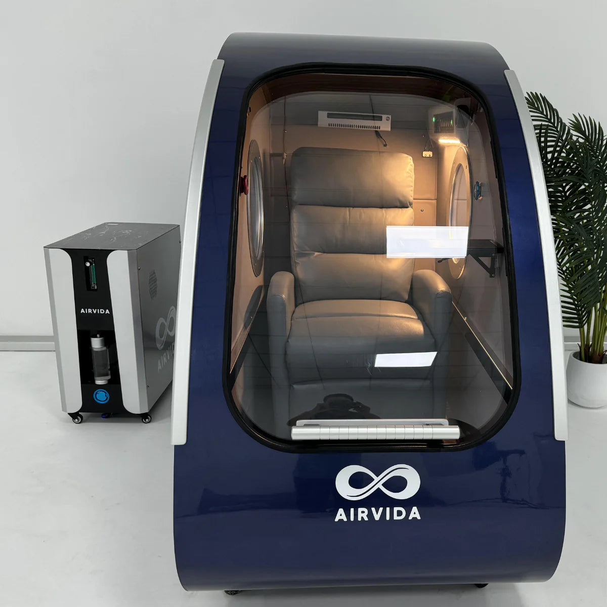 Airvida Hard Shell Sitting/Reclining 1.3-2.0 ATA Hyperbaric Chamber
